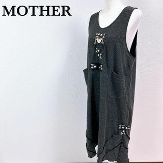 マザー(mother)の■MOTHER ジャンパースカート ワンピース 立体デザイン 花柄 女の子(その他)