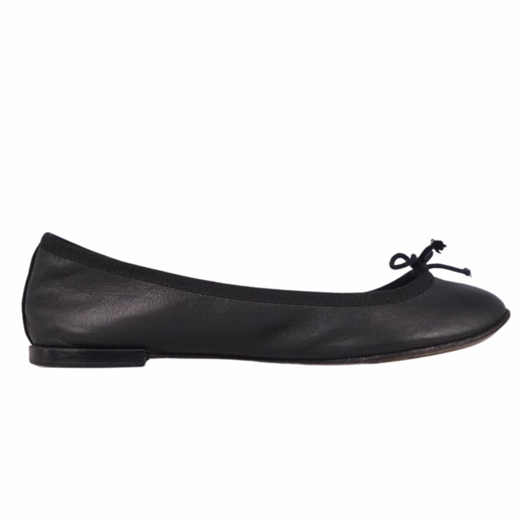 repetto(レペット)のレペット repetto パンプス フラットパンプス リボン カーフレザー 靴 レディース フランス製 36(23cm相当) ブラック レディースの靴/シューズ(ハイヒール/パンプス)の商品写真