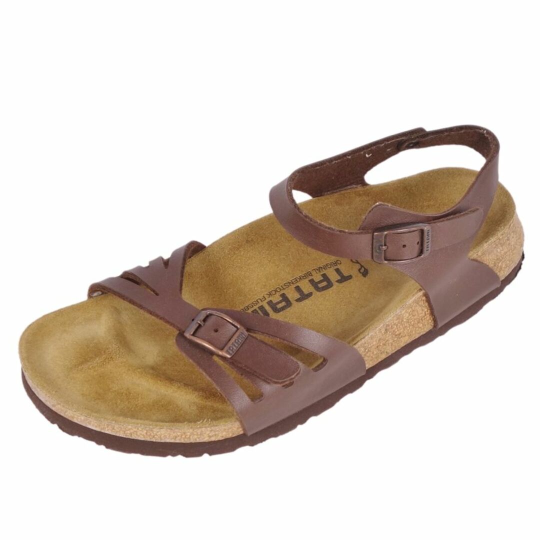 BIRKENSTOCK(ビルケンシュトック)のビルケンシュトック BIRKENSTOCK サンダル TATAMI ストラップ レザー コルク メンズ 39(25.5cm相当) ブラウン メンズの靴/シューズ(サンダル)の商品写真