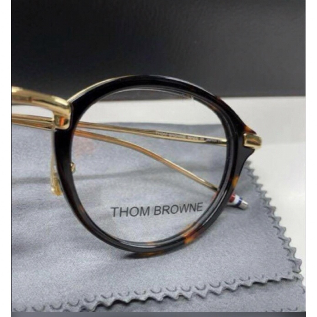 THOM BROWNE(トムブラウン)のトムブラウン thom brown 眼鏡 メガネ TORTOISE サングラス メンズのファッション小物(サングラス/メガネ)の商品写真