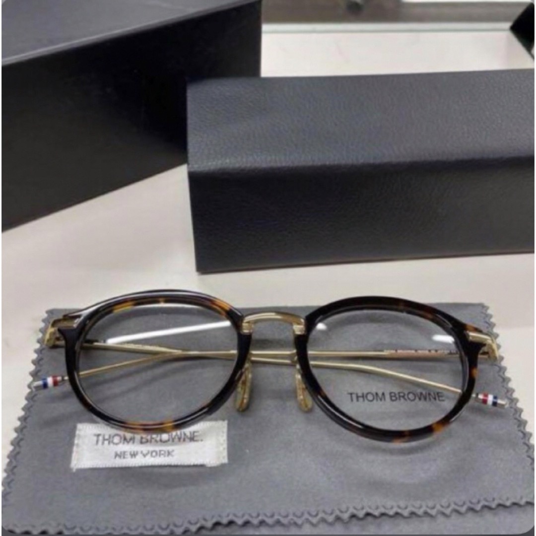THOM BROWNE(トムブラウン)のトムブラウン thom brown 眼鏡 メガネ TORTOISE サングラス メンズのファッション小物(サングラス/メガネ)の商品写真
