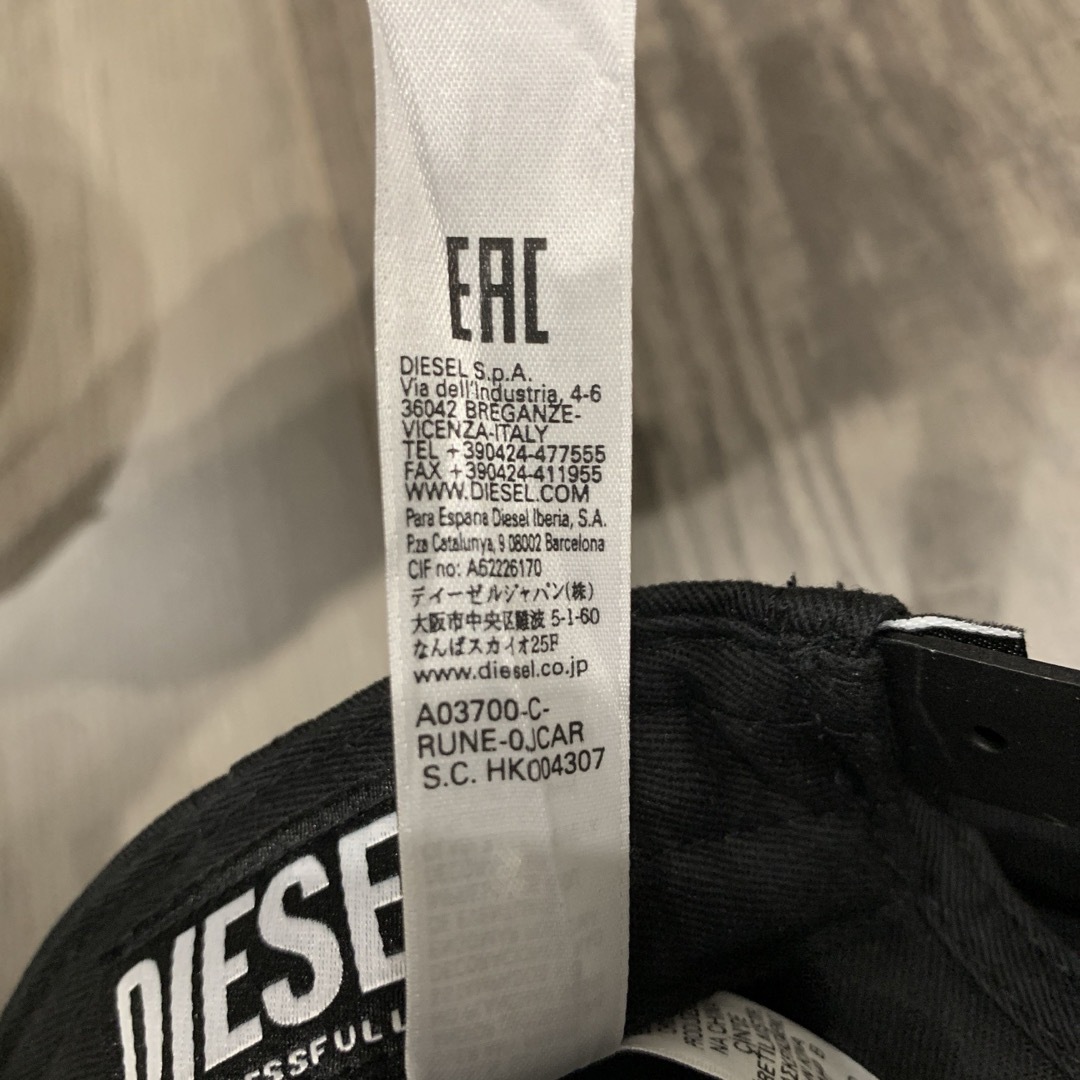 DIESEL(ディーゼル)のDIESEL CAP ディーゼル キャップ　帽子 メンズの帽子(キャップ)の商品写真