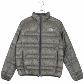 ザノースフェイス(THE NORTH FACE)のザノースフェイス THE NORTH FACE ジャケット ライトヒートジャケット ダウンジャケット ロゴ ナイロン 無地 アウター レディース M カーキ(その他)