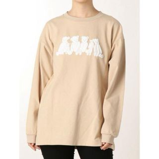 メリージェニー(merry jenny)の【新品同様美品】merry jenny Family lｏｎｇ sｌｅｅｖｅ(トレーナー/スウェット)