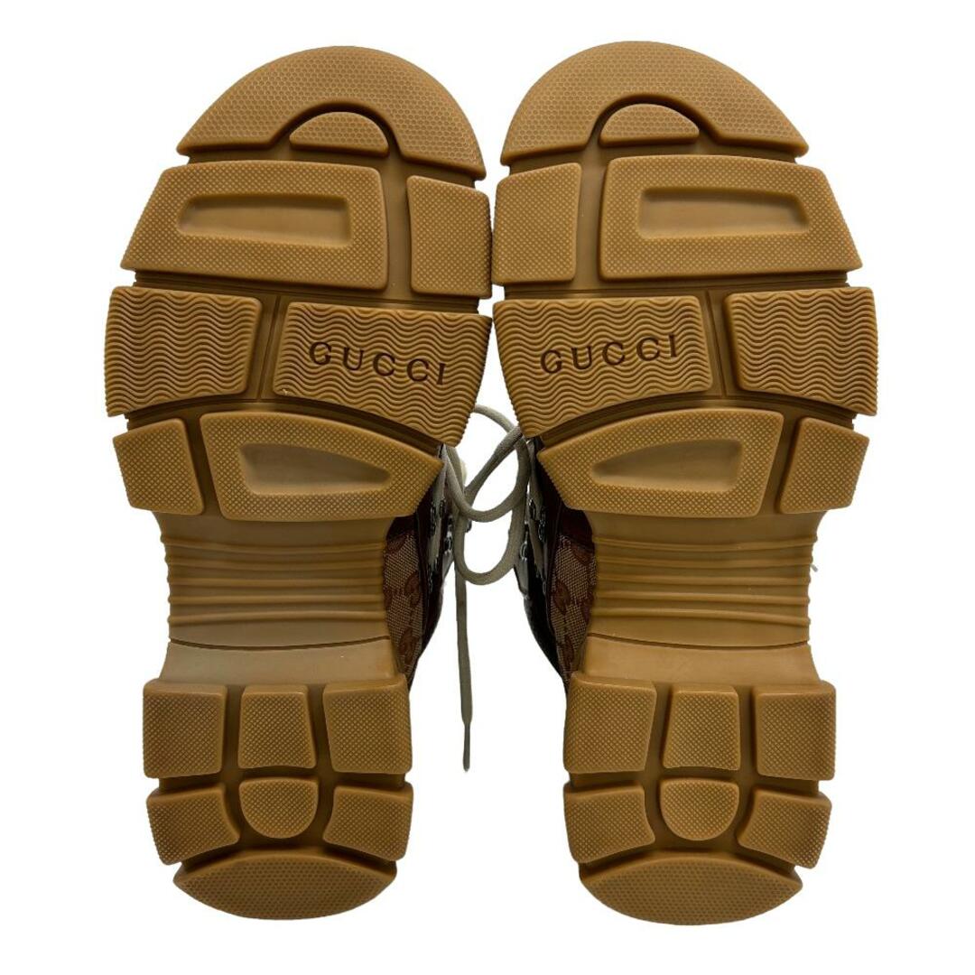 Gucci(グッチ)のグッチ GUCCI スニーカー
 GGキャンバス フラッシュトレック レースアップハイトップ 521679 ブラウン メンズの靴/シューズ(スニーカー)の商品写真