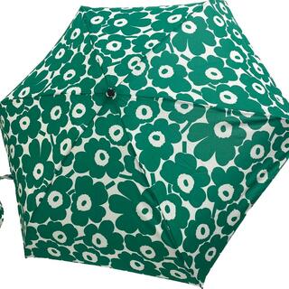 マリメッコ(marimekko)のマリメッコ marimekko 傘
 MINI MANUAL 折り畳み傘 グリーン(傘)