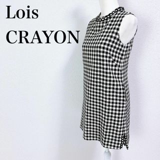 ロイスクレヨン(Lois CRAYON)のLois CRAYON　ロイスクレヨン ノースリーブワンピース ギンガムチェック(その他)