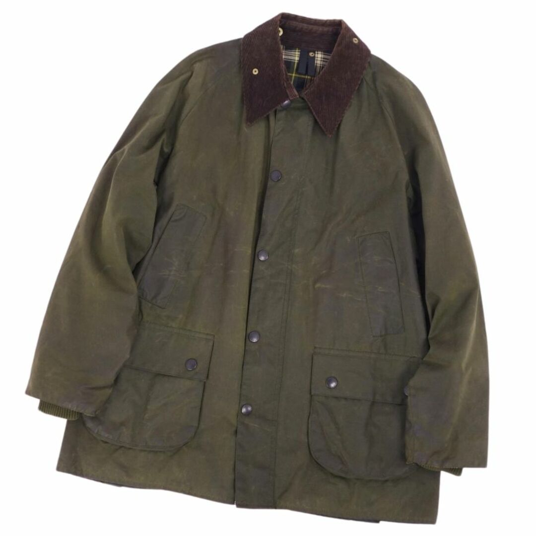 Barbour(バーブァー)のバブアー ジャケット 英国製 ビデイル BEDALE オイルドジャケット オイルドコットン ワックスドコットン アウター メンズ  42(XL相当) カーキ メンズのジャケット/アウター(その他)の商品写真