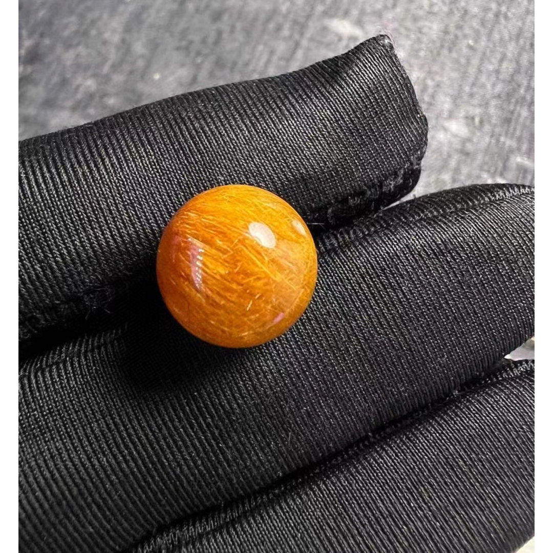 ⭐︎天然銅色ゴールドルチルクオーツ 丸玉 12.6mm 各種パーツ ⭐︎天然銅色ゴールドルチルクオーツ 丸玉 12.6mm 各種パーツ