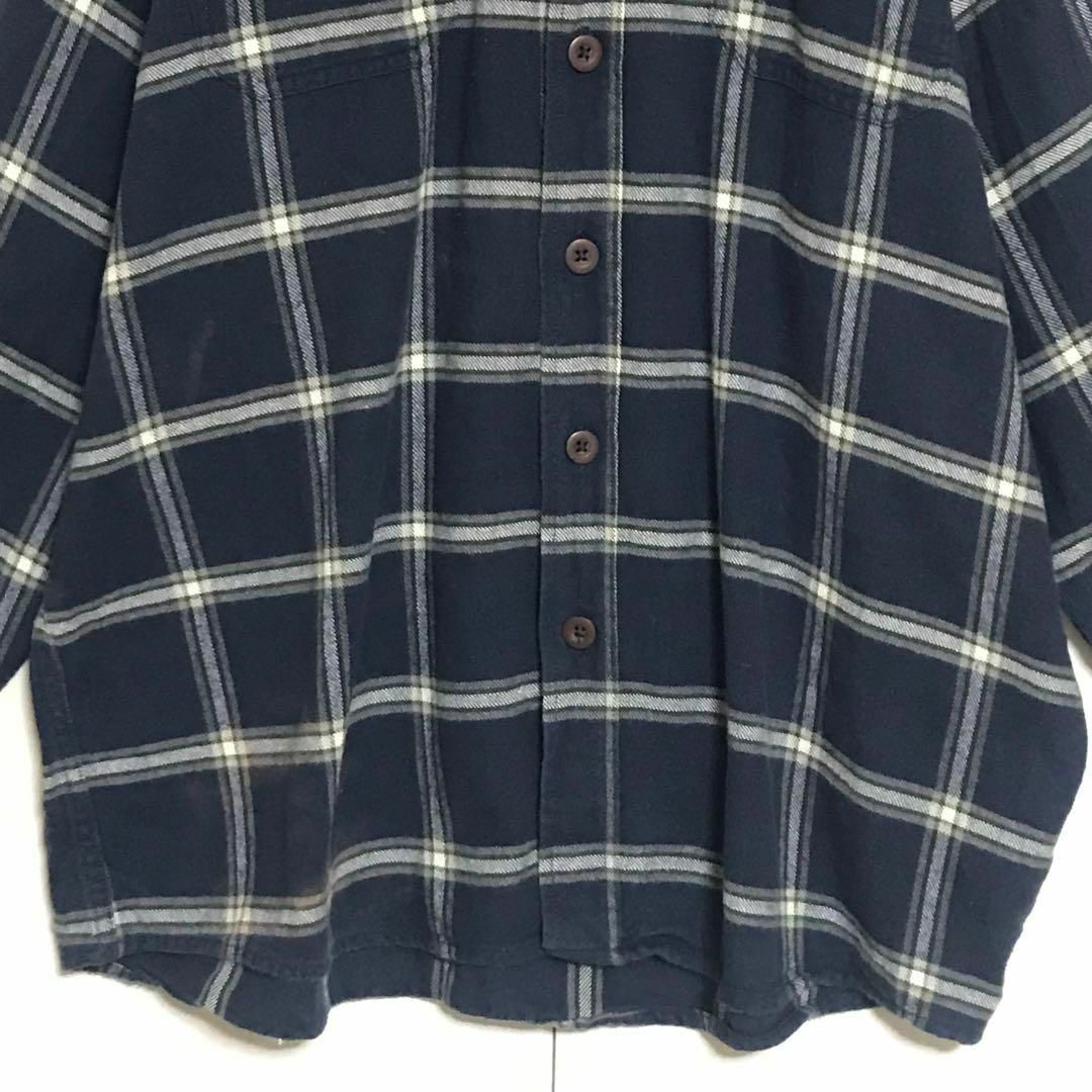 Wrangler(ラングラー)の【人気L】ラングラー　チェックネルシャツ　ブルー系　人気定番　H700 メンズのトップス(シャツ)の商品写真