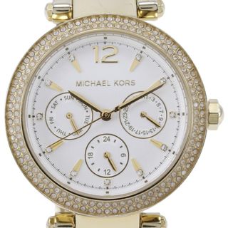 マイケルコース(Michael Kors)の【Michael Kors】マイケルコース MK-5780 ステンレススチール クオーツ アナログ表示 レディース 白文字盤 腕時計(腕時計)