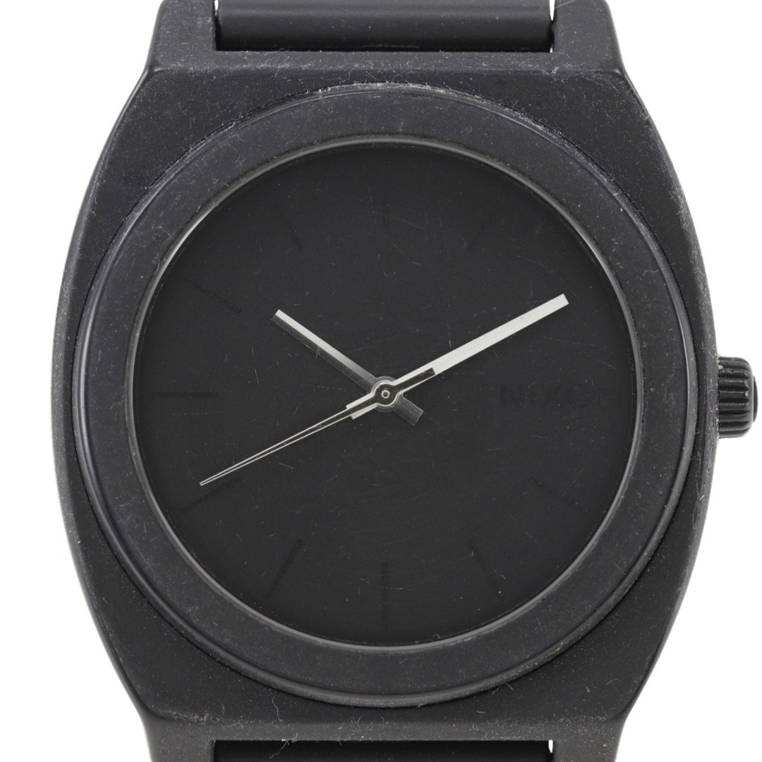 NIXON(ニクソン)の【NIXON】ニクソン MINIMAL THE TIME TELLER P A119524 ポリカーボネート×ラバー クオーツ アナログ表示 ユニセックス 黒文字盤 腕時計 レディースのファッション小物(腕時計)の商品写真