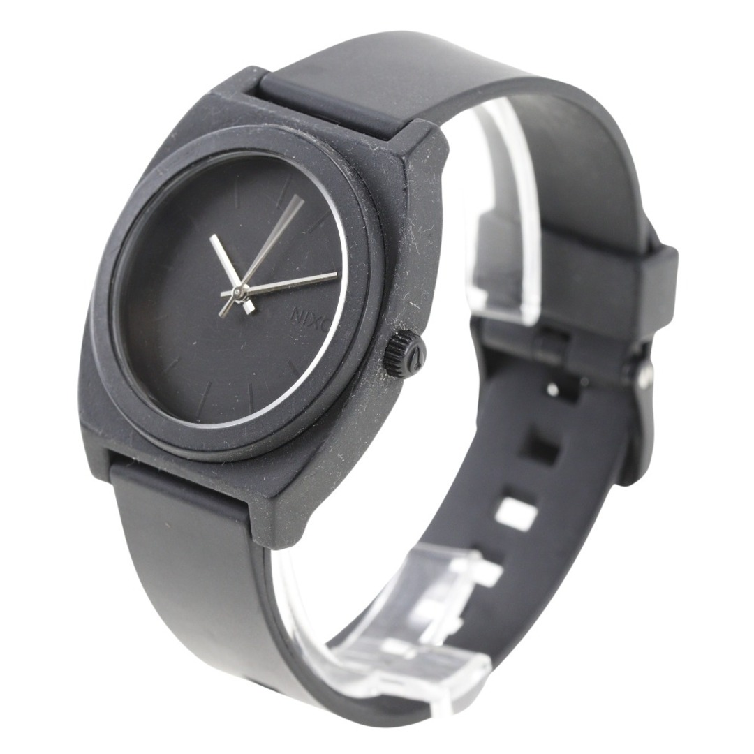 NIXON(ニクソン)の【NIXON】ニクソン MINIMAL THE TIME TELLER P A119524 ポリカーボネート×ラバー クオーツ アナログ表示 ユニセックス 黒文字盤 腕時計 レディースのファッション小物(腕時計)の商品写真