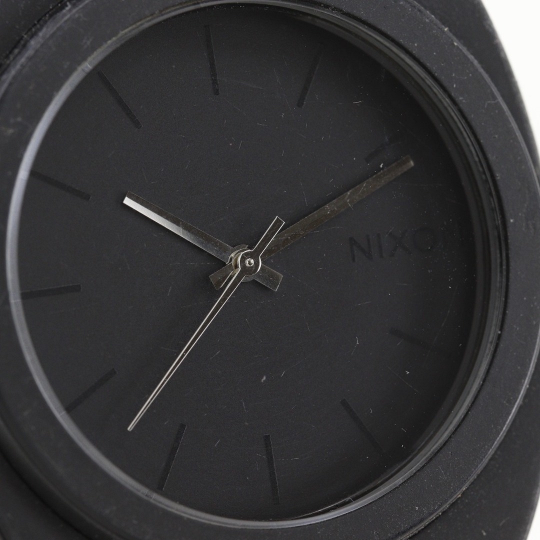 NIXON(ニクソン)の【NIXON】ニクソン MINIMAL THE TIME TELLER P A119524 ポリカーボネート×ラバー クオーツ アナログ表示 ユニセックス 黒文字盤 腕時計 レディースのファッション小物(腕時計)の商品写真