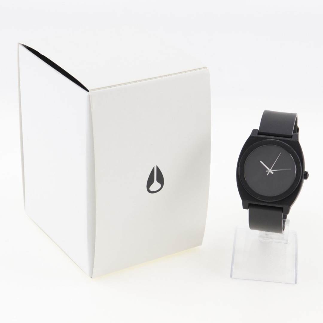 NIXON(ニクソン)の【NIXON】ニクソン MINIMAL THE TIME TELLER P A119524 ポリカーボネート×ラバー クオーツ アナログ表示 ユニセックス 黒文字盤 腕時計 レディースのファッション小物(腕時計)の商品写真