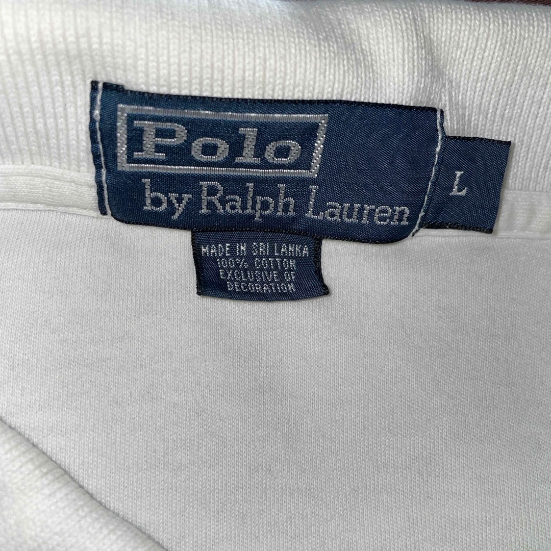 POLO RALPH LAUREN(ポロラルフローレン)のラルフローレン RALPH LAUREN ワンポイントポロシャツ L アイボリー メンズのトップス(ポロシャツ)の商品写真