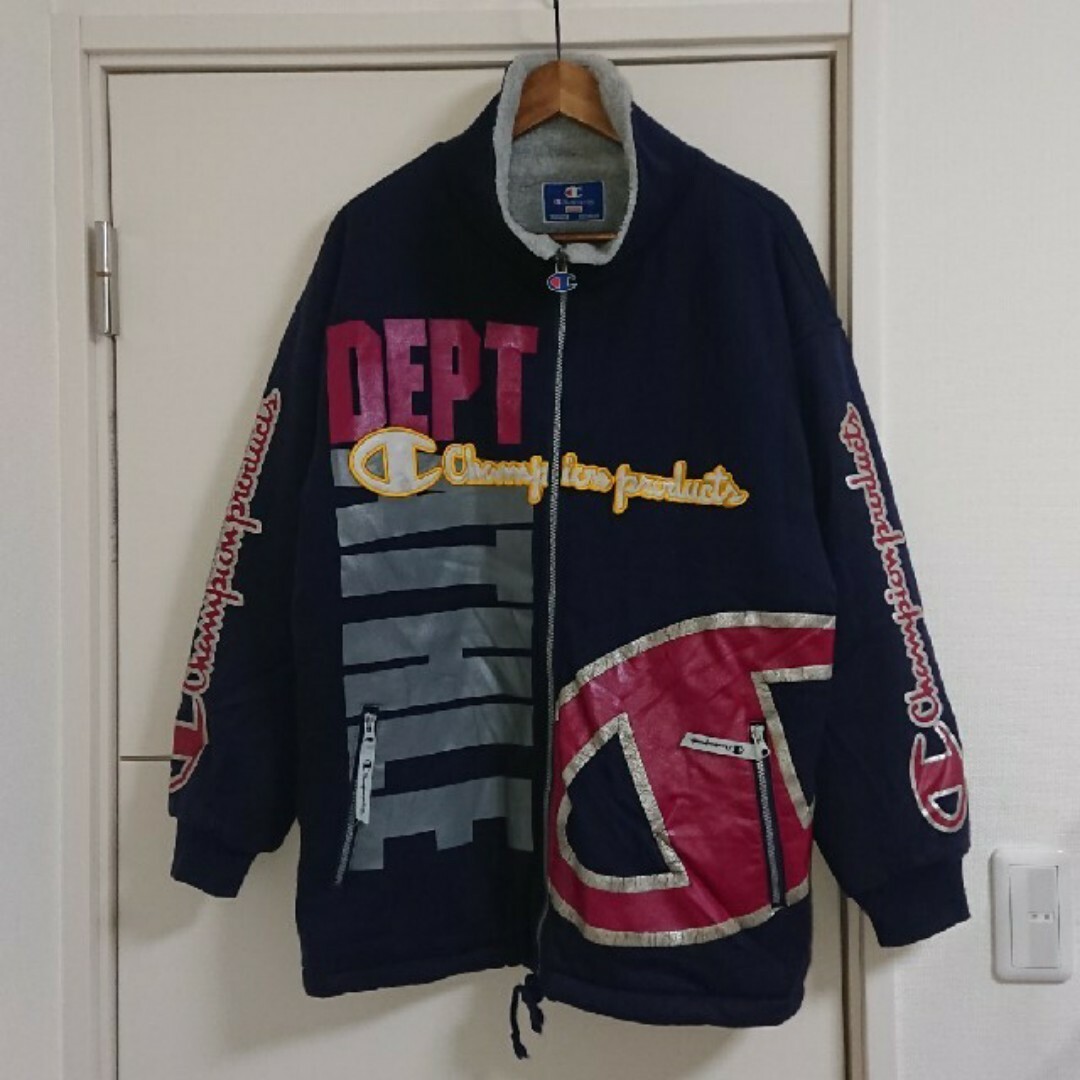 Champion(チャンピオン)のChampion チャンピオン 90s古着 ビッグロゴ ブルゾン メンズのジャケット/アウター(ブルゾン)の商品写真