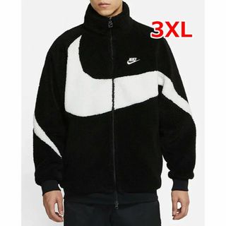 ナイキ(NIKE)の3XL NIKEフリースフルジップジャケット BQ6546-011黒リバーシブル(ブルゾン)