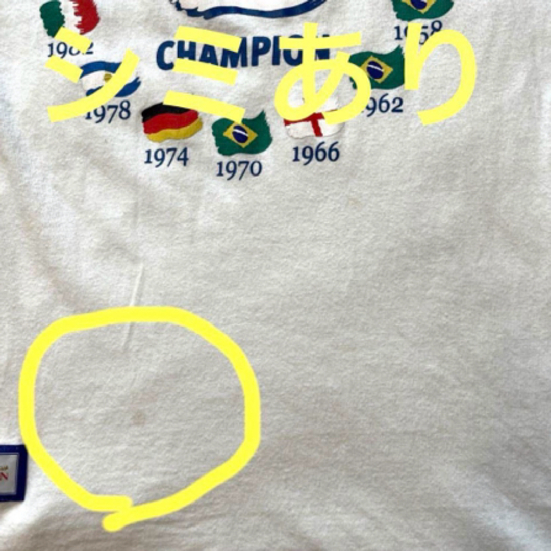 FIFA WORLD CUP 2002 キッズ服Tシャツ サイズ140 ホワイト キッズ/ベビー/マタニティのキッズ服男の子用(90cm~)(Tシャツ/カットソー)の商品写真