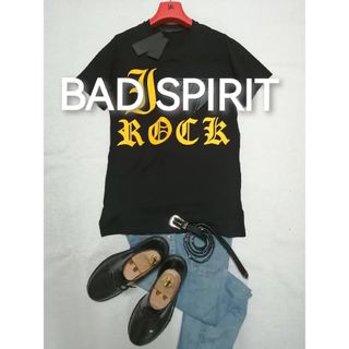 ★新品・メンズ★【BAD SPIRIT バッドスピリット 】バンド　半袖Tシャツ(Tシャツ/カットソー(半袖/袖なし))