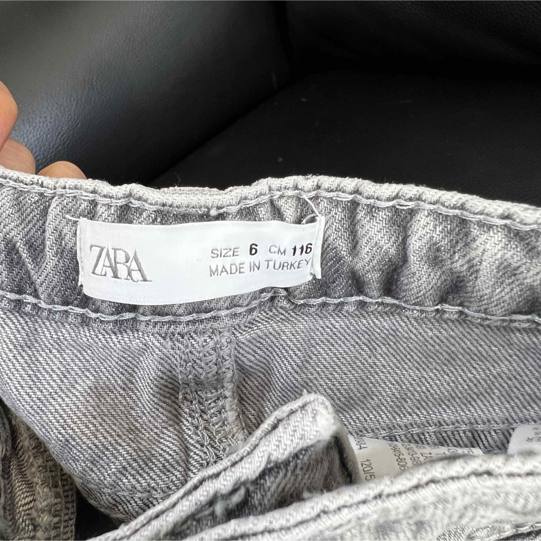 ZARA KIDS(ザラキッズ)の新品ZARAkids ザラキッズ デニムロングスカート 120 ブラック116 キッズ/ベビー/マタニティのキッズ服女の子用(90cm~)(スカート)の商品写真