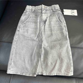 ザラキッズ(ZARA KIDS)の新品ZARAkids ザラキッズ デニムロングスカート 120 ブラック116(スカート)