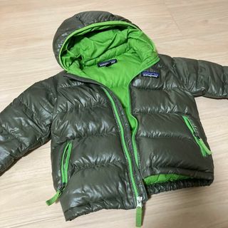 パタゴニア(patagonia)のパタゴニア◇グリーン2T◇ダウンジャケット(ジャケット/上着)