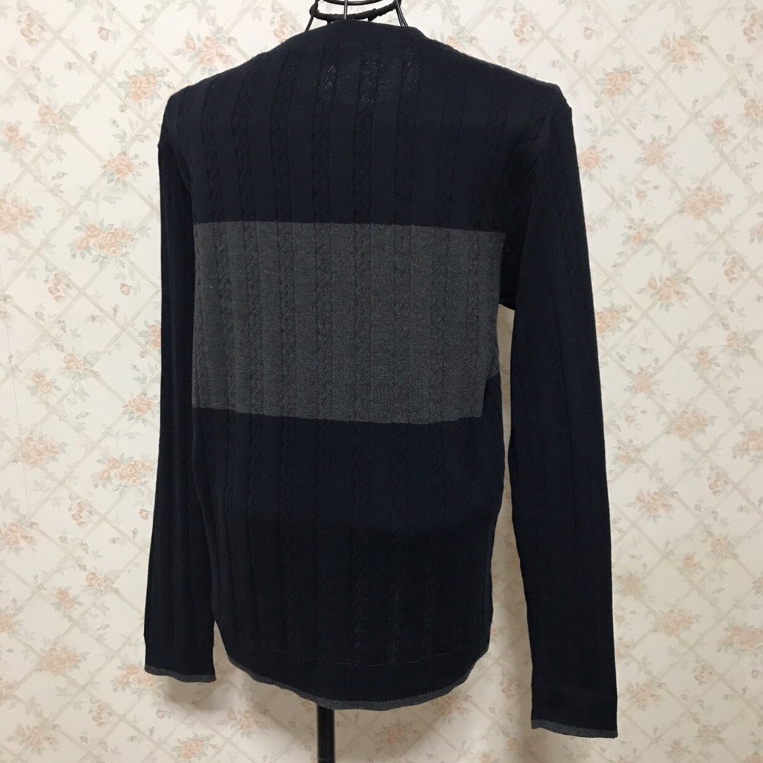 23区(ニジュウサンク)の★23区 HOMME/オム★極美品★大きいサイズ！長袖セーター48(L) メンズのトップス(ニット/セーター)の商品写真