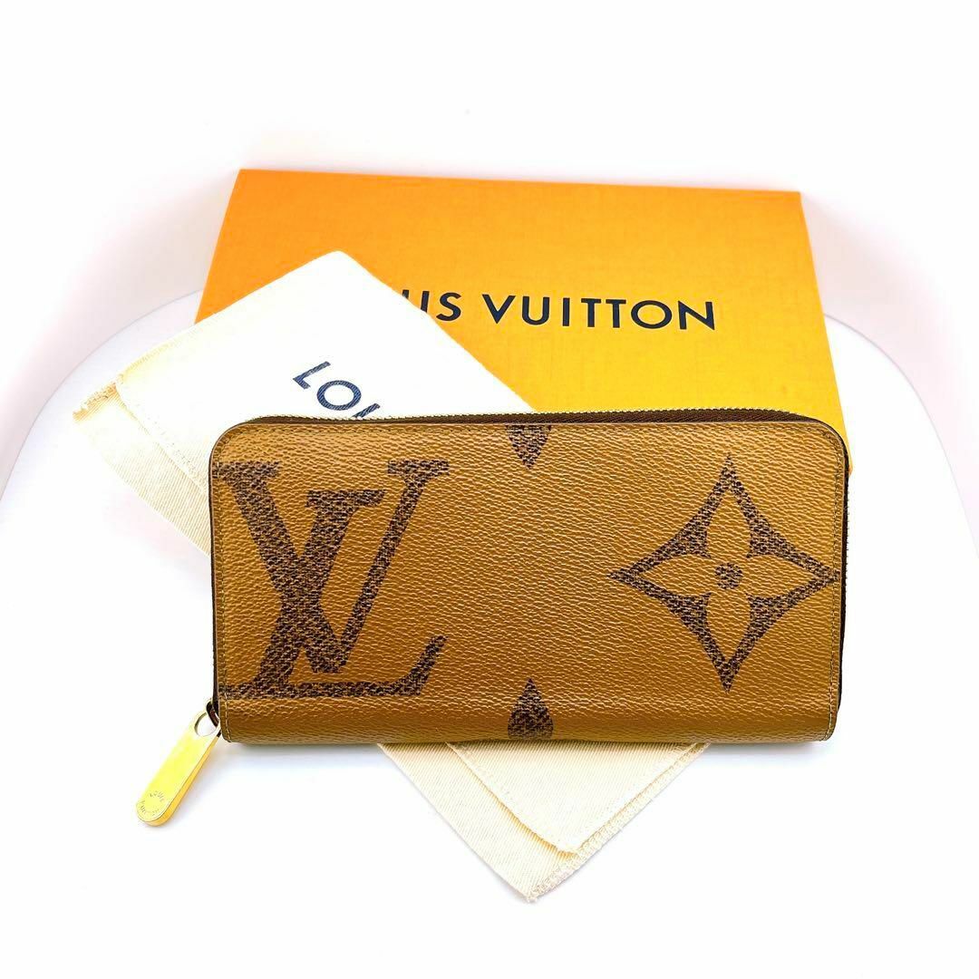 LOUIS VUITTON(ルイヴィトン)のルイヴィトンM69353ジャイアントモノグラムリバース ジッピーウォレット長財布 レディースのファッション小物(財布)の商品写真