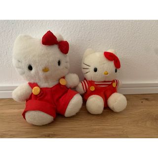 レトロ ハローキティちゃん ぬいぐるみ(キャラクターグッズ)