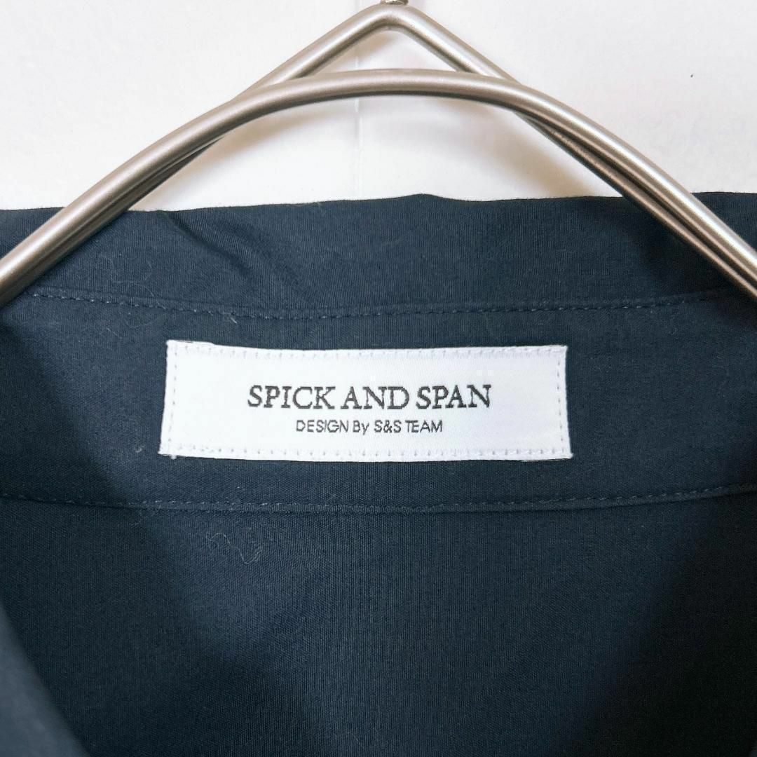 Spick & Span(スピックアンドスパン)のSpick＆Span スピックアンドスパン ロングシャツワンピース ネイビー レディースのワンピース(その他)の商品写真