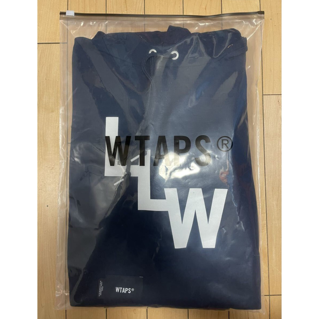 W)taps(ダブルタップス)のWTAPS 2022FW LLW HOODY NAVY XLサイズ メンズのトップス(パーカー)の商品写真