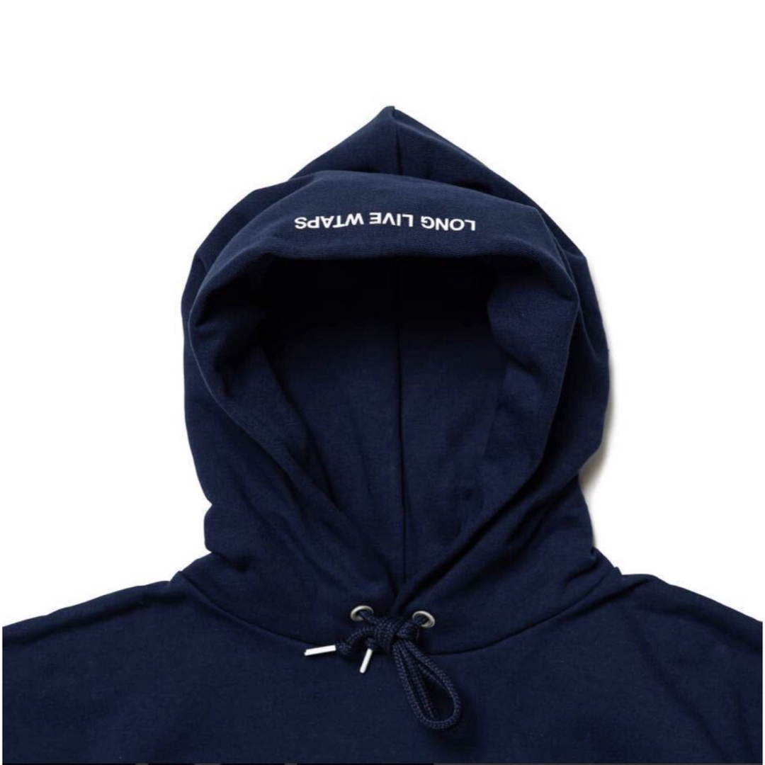 W)taps(ダブルタップス)のWTAPS 2022FW LLW HOODY NAVY XLサイズ メンズのトップス(パーカー)の商品写真