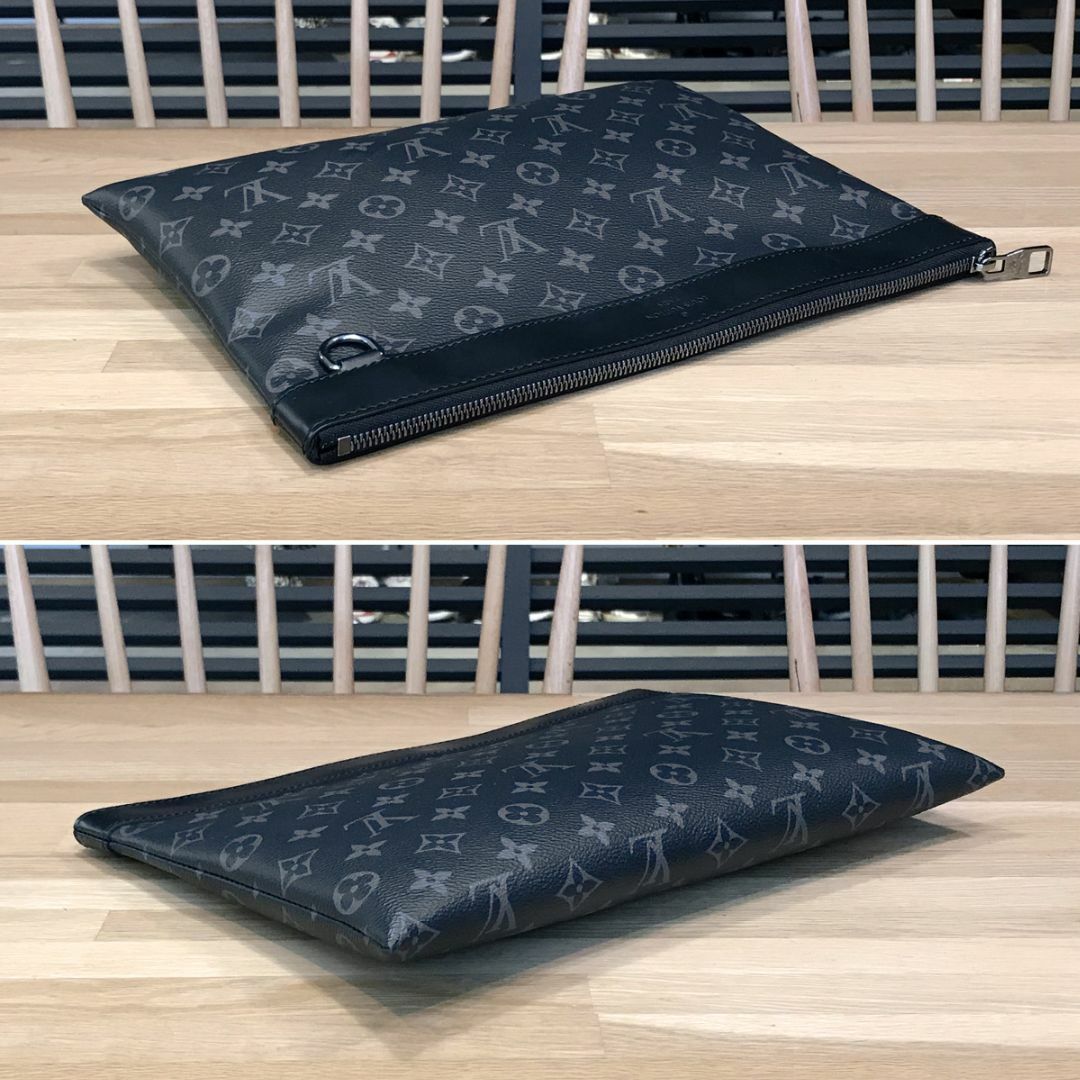 LOUIS VUITTON(ルイヴィトン)の超美品 ルイヴィトン エクリプス ポシェットディスカバリー クラッチバッグ メンズのバッグ(セカンドバッグ/クラッチバッグ)の商品写真