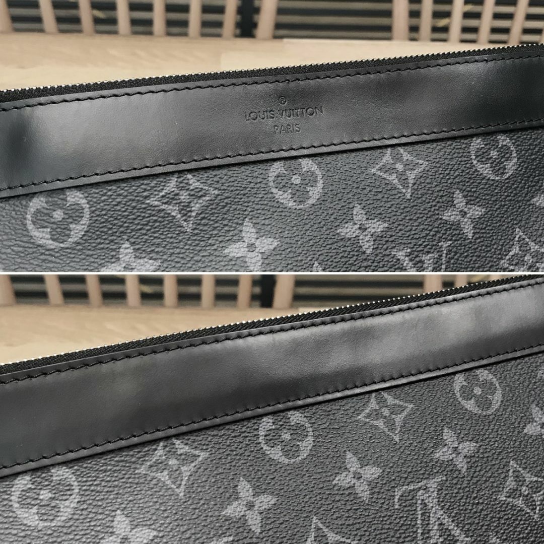 LOUIS VUITTON(ルイヴィトン)の超美品 ルイヴィトン エクリプス ポシェットディスカバリー クラッチバッグ メンズのバッグ(セカンドバッグ/クラッチバッグ)の商品写真