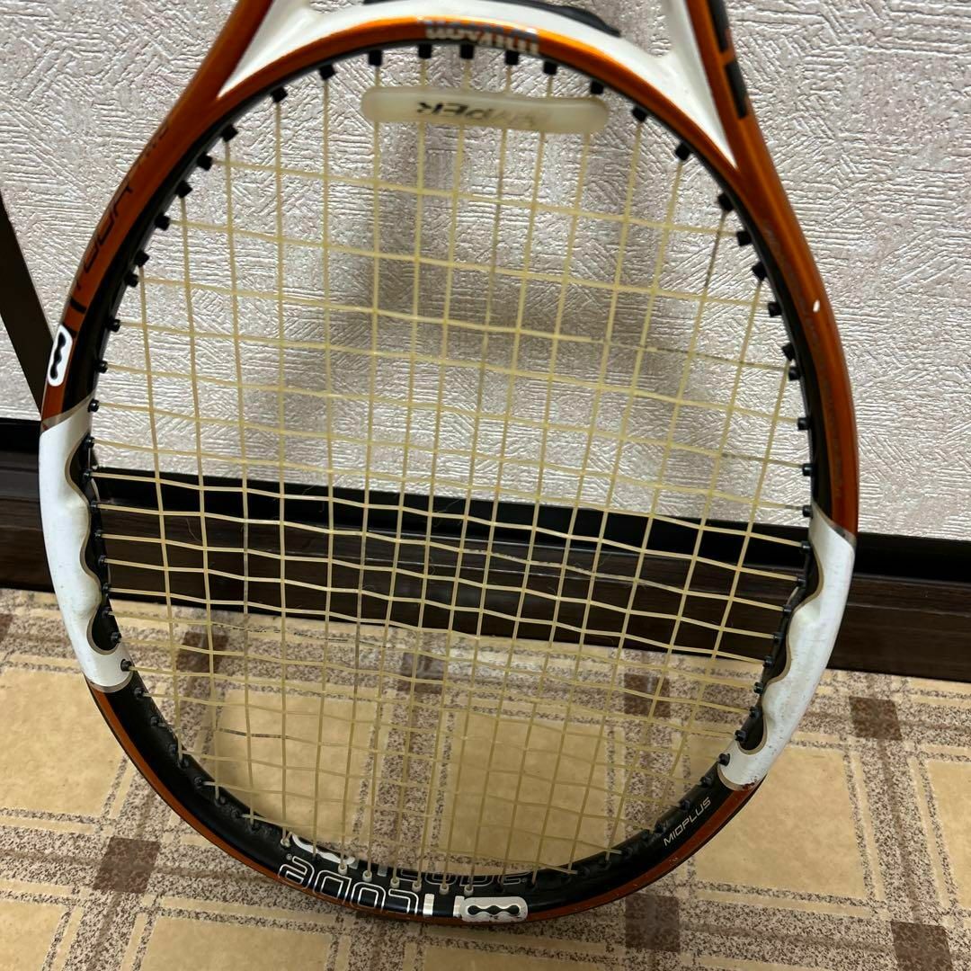 wilson(ウィルソン)のWILSON テニスラケット n TOUR-TWO オレンジ×ホワイト スポーツ/アウトドアのテニス(ラケット)の商品写真