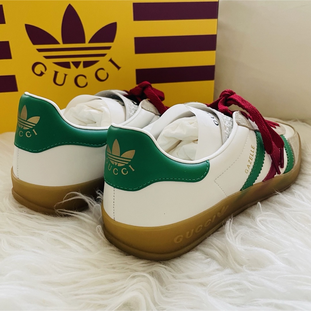 Gucci(グッチ)の限定コラボ アディダスx グッチ ガゼル マルチカラー スニーカー 26㎝ メンズの靴/シューズ(スニーカー)の商品写真