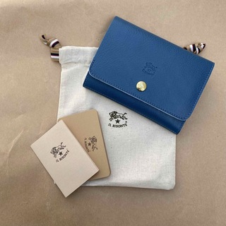 イルビゾンテ(IL BISONTE) 財布(レディース)（ブルー・ネイビー/青色系 