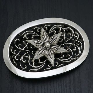 クロムハーツ(Chrome Hearts)のクロムハーツ【CHROMEHEARTS】【エクストララージ】クラシックオーバル スター バックル/2インチ【中古】1299(その他)