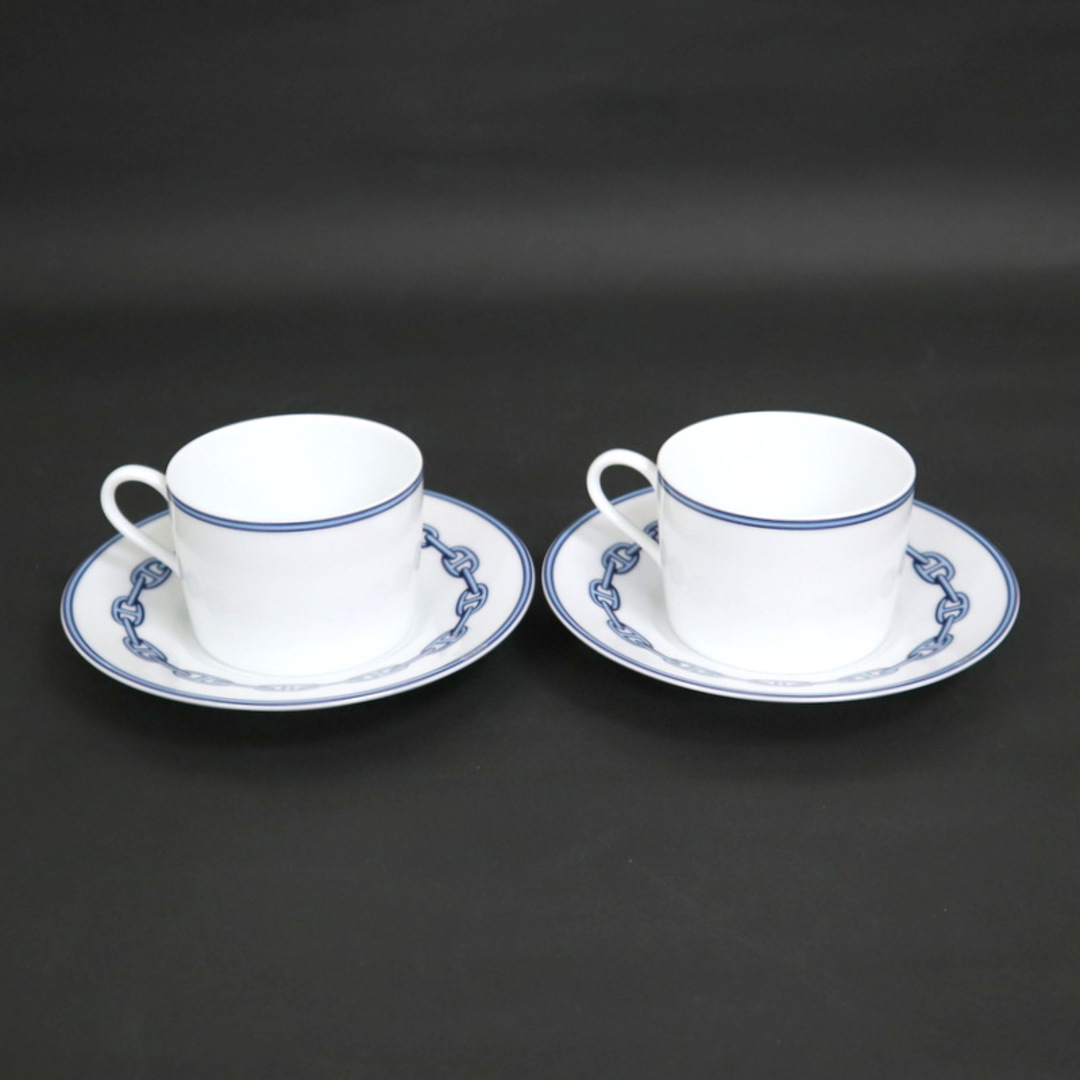 HERMES - 【HERMES】エルメス コーヒーカップ&ソーサー 2客 HERMES - 【HERMES】エルメス コーヒーカップ&ソーサー 2客