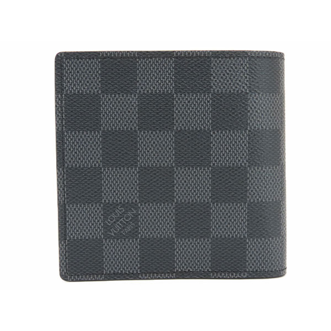 LOUIS VUITTON(ルイヴィトン)の外超美品ルイヴィトンダミエグラフィットポルトフォイユ マルコ二つ折り財布 メンズのファッション小物(折り財布)の商品写真