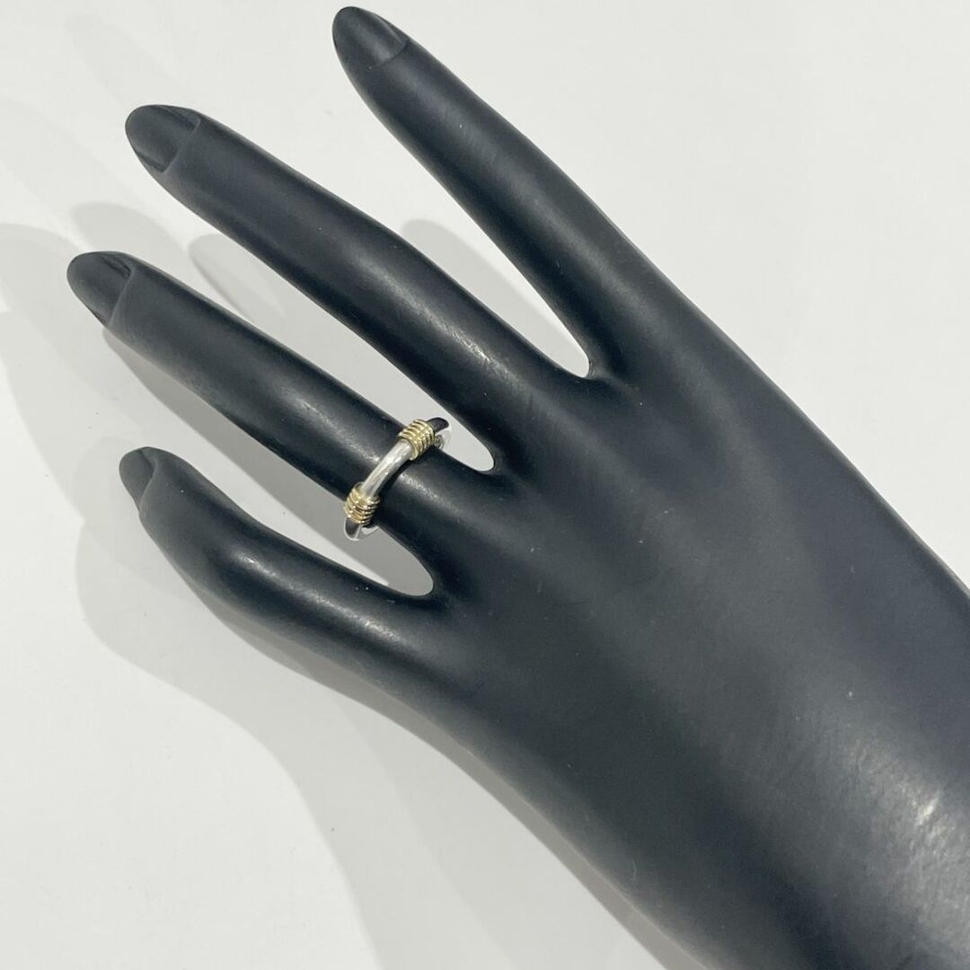 Tiffany & Co.(ティファニー)のTIFFANY&Co. リング・指輪 バンド ウィズ 2ワイヤー コンビ SV925 K18YG レディースのアクセサリー(リング(指輪))の商品写真