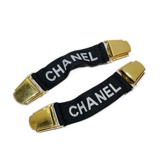 シャネル(CHANEL)のCHANEL ヴィンテージ ロゴ アームバンド ペア 袖留め ゴム(その他)