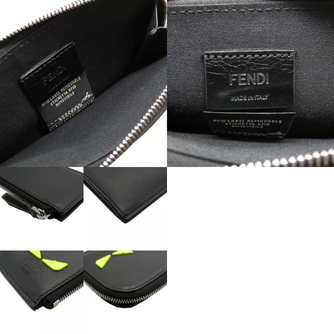 FENDI(フェンディ)の未使用 フェンディ モンスター レザー ブラック 7M0270 コインケース 小銭入れ 財布 黒 0122 【中古】 FENDI メンズ メンズのファッション小物(コインケース/小銭入れ)の商品写真