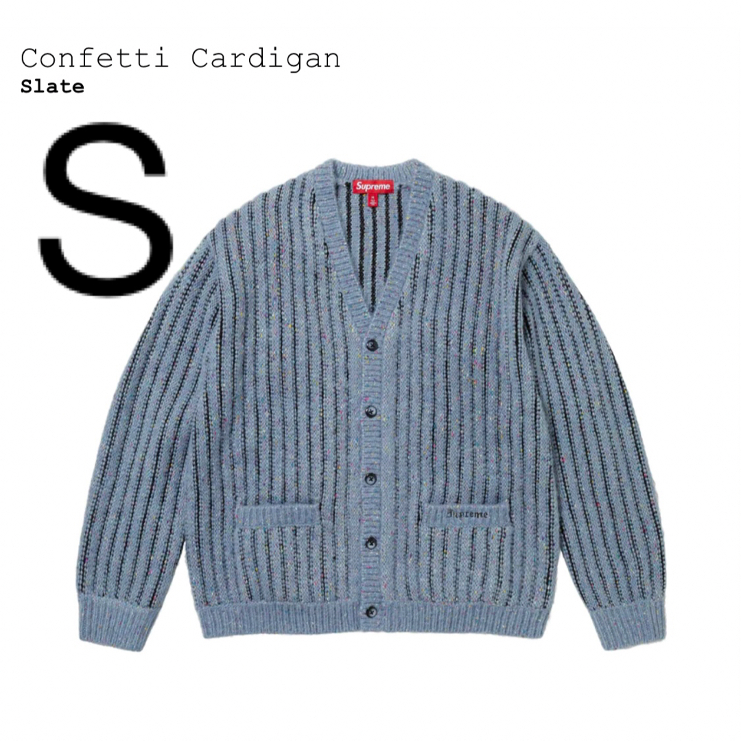 Supreme(シュプリーム)のSupreme Confetti Cardigan Slate メンズのトップス(カーディガン)の商品写真