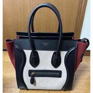 セリーヌ(celine)のCELINE セリーヌ ラゲージ スエード(ハンドバッグ)