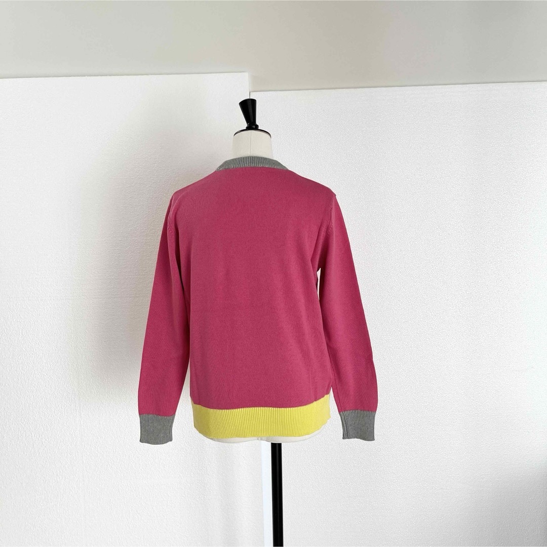 Marni(マルニ)のMARNI マルニ ロゴ入りニット　セーター　XSサイズ　ピンク レディースのトップス(ニット/セーター)の商品写真