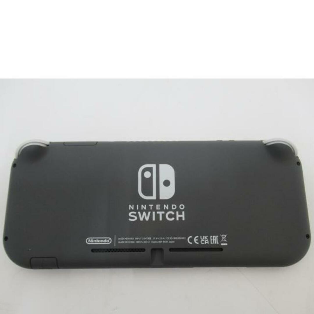 Nintendo/Switch Lite/グレー/HDH-001/XJJ10025049984/ゲーム機/Aランク/63【中古】 エンタメ/ホビーのゲームソフト/ゲーム機本体(携帯用ゲーム機本体)の商品写真