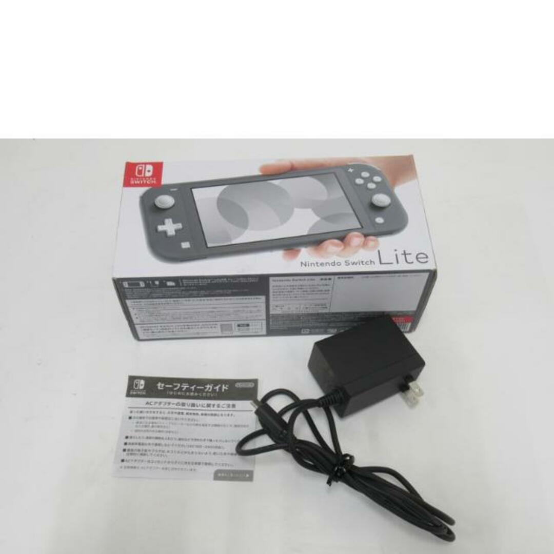 Nintendo/Switch Lite/グレー/HDH-001/XJJ10025049984/ゲーム機/Aランク/63【中古】 エンタメ/ホビーのゲームソフト/ゲーム機本体(携帯用ゲーム機本体)の商品写真