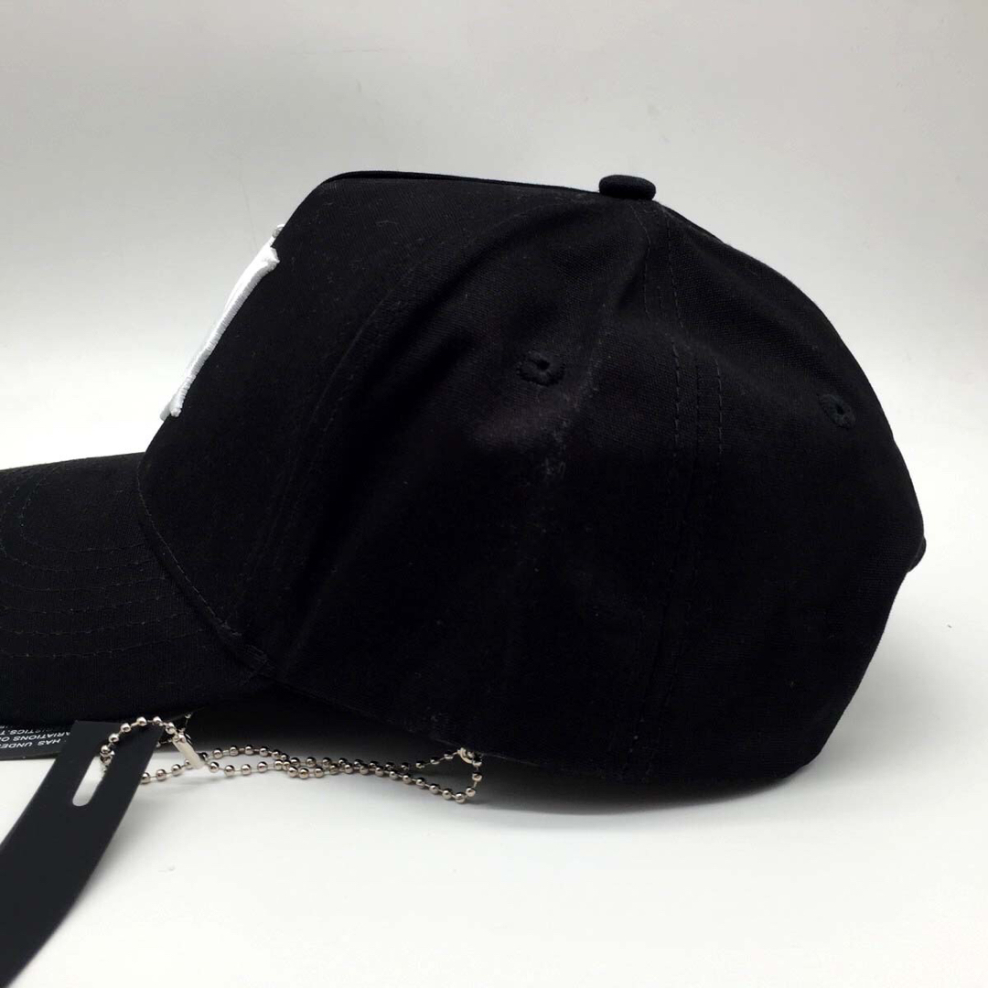AMIRI(アミリ)のAMIRI アミリ コットン フルキャンバス トラッカーキャップ ブラック メンズの帽子(キャップ)の商品写真